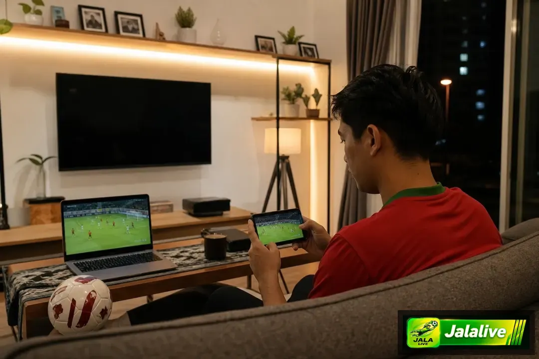 Ilustrasi sepak bola Jalalive